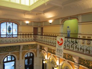 NZ Sports Hall of Fame entrance on e floor off ground