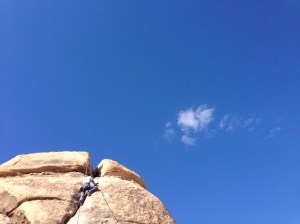 Marcos climbing Filch.