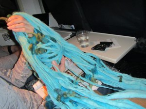 Pagewood Farms "Garden Party" wool in color Sante Fe.