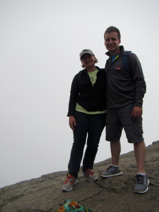 Tevis and American Julie made it to the top!