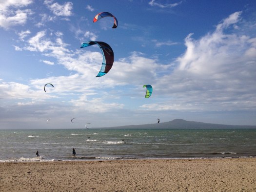 My view of Rangitoto from St Heliers.