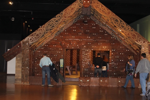 Maori meeting house at Field Museum