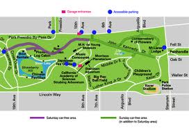 San Francisco Golden Gate Park Map