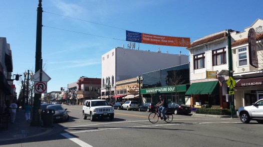 downtown Alameda, California