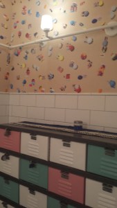 Adorable women's restroom in Blue Plate Oysterette