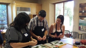 Participants in Ramekins cooking class